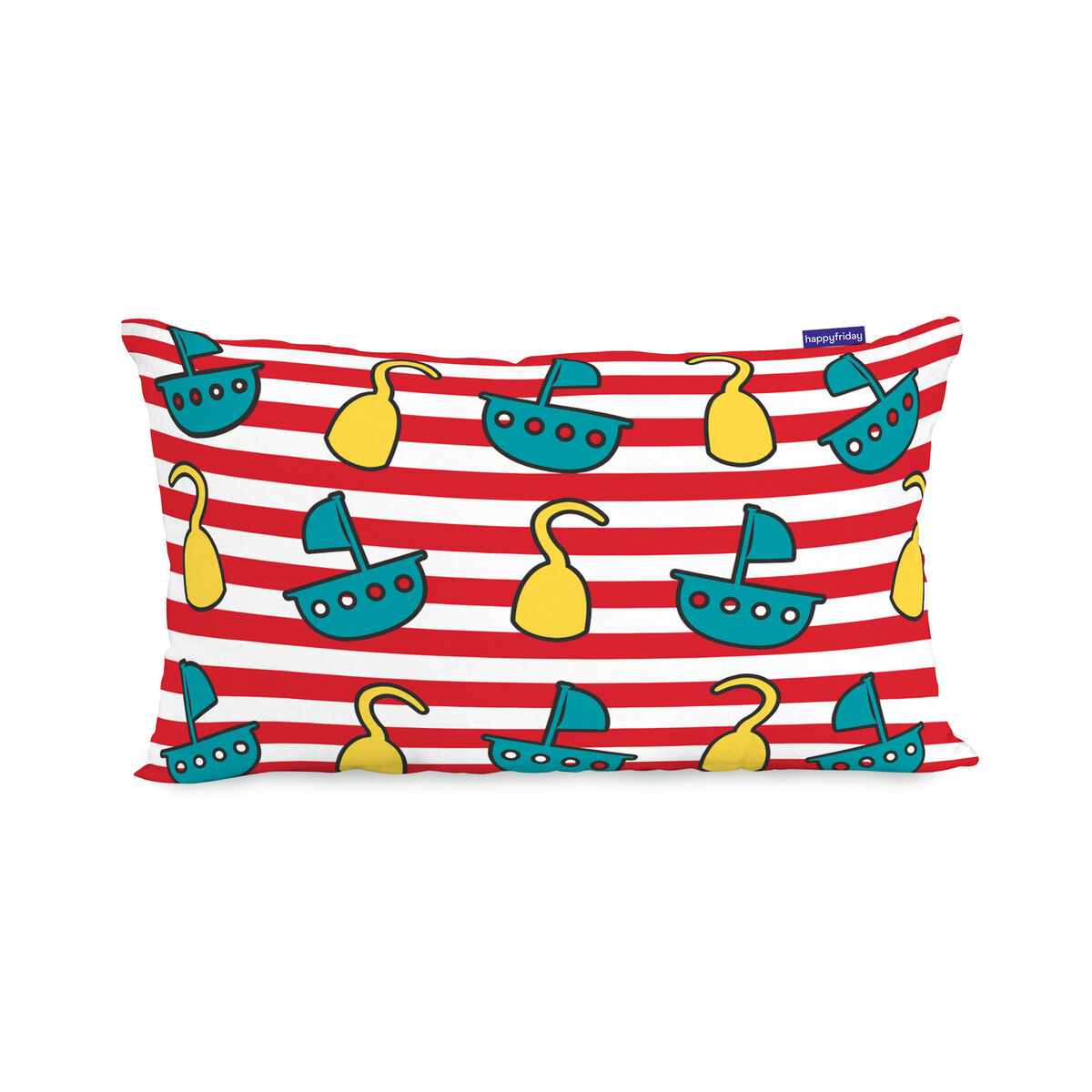 Capa de travesseiro HappyFriday Mr Fox Flying Boy Multicolor 50 x 30 cm